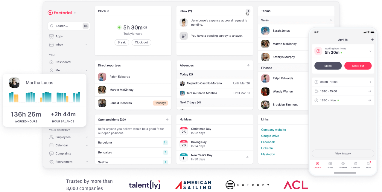 All-in-One Human Resources (HR) Software - FactorialHR